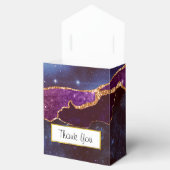 ブルー&パープル宇宙&スターズモダンアゲート フェイバーボックス (オープン)