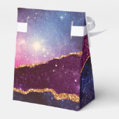 ブルー&パープル宇宙&スターズモダンアゲート フェイバーボックス (裏面サイド)