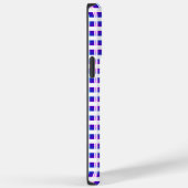 ブルー&パープル電ストライプの気レトロ Case-Mate iPhoneケース (裏面 / 右)