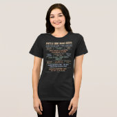 ブルー・ヒーラー・ママの掟 トライブレンドTシャツ (正面全面)