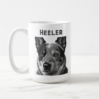 ブルー・ヒーラー 犬 コーヒーマグカップ