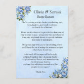 ブルー ピオニー レシピ リクエスト エンクロージャーカード (正面)