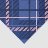 ブルー&ピンクプレイド 薄葉紙 (詳細)