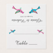 ブルー&ピンクロベバーズメキシ結婚コ座席表 (外部フラット)