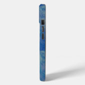 ブルー&ピンク大理石アクリルアブストラクション Case-Mate iPhoneケース (裏面 / 左)