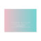ブルー ピンク ぼかしグラデーション 名刺