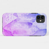 *~* ブルー ピンク アメジスト クリスタル ヒーリング エナジー Case-Mate iPhoneケース (裏面(横))