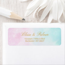 ブルー ピンク オンブレ 男女兼用 ベビーシャワーのお披露目