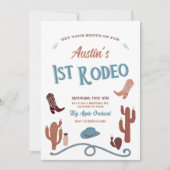 ブルー ファースト ロデオ 招待状 (正面)
