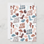 ブルー ファースト ロデオ 招待状 (裏面)