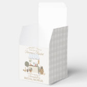 ブルー ファーマーズ マーケット フレッシュ ブライダル シャワー フェイバーボックス (オープン)