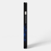 ブルー・フュージョン iPhoneケース (左側面)