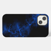 ブルー・フュージョン iPhoneケース (裏面横)