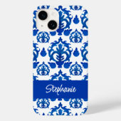 ブルー フレンチ トワル 名前 Case-Mate iPhoneケース (裏面)
