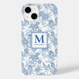 ブルー フレンチ トワル 名前 Case-Mate iPhone 14ケース