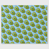 ブルー・フロンテッド・アマゾン ラッピングペーパー (フラット)