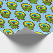 ブルー・フロンテッド・アマゾン ラッピングペーパー (角)