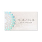 ブルー フローラル 曼荼羅 ハスの花 ホワイトマーブル