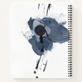 ブルー&ブラックスプラッシュII |ブルーブラックスプ絵を描ラッシュ ノートブック (裏面)