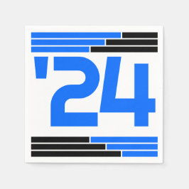 ブルー&ブラックバークラス'24グラードパーティー スタンダードカクテルナプキン