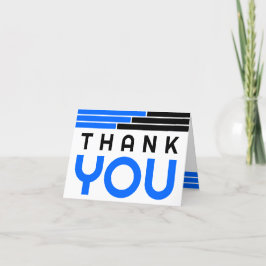 ブルー&ブラックバー卒業ありがとう サンキューカード