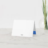 ブルー&ブラックバー卒業ありがとう サンキューカード (裏面)