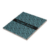 ブルー&ブラックラビリンス タイル (側面)