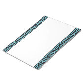 ブルー&ブラックラビリンス ノートパッド (アングル)