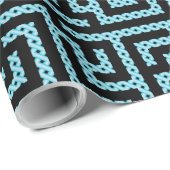 ブルー&ブラックラビリンス ラッピングペーパー (ロールコーナー)