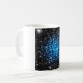 ブルー&ブラック銀河系 コーヒーマグカップ (正面左)