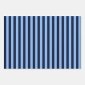 ブルー＋ブルーストライプ ラッピングペーパーシート (正面2)