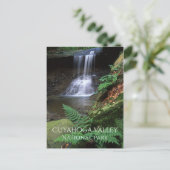 ブルー ヘン フォールズ, クヤホガ ナショナル パーク, オハイオ州 ポストカード (スタンド正面)