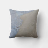 ブルー&ベージュ装飾用クッション クッション (裏面)