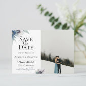 ブルー・ホイッスル・アネモネ　フォト　セーブ・ザ・デート 案内状 (スタンド正面)