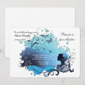 ブルー・ホライズン・インビテーション 招待状 (正面/裏面)