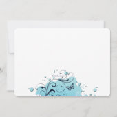 ブルー・ホライズン・インビテーション 招待状 (裏面)