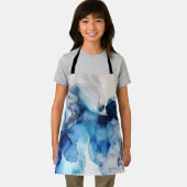 ブルー&ホワイトアルコールインクエプロン エプロン (インサイチュ)