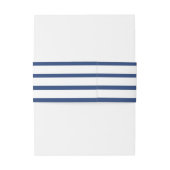 ブルー&ホワイトイタリアンコーストスタイル結婚ズ 招待状ベリーバンド (裏面例)