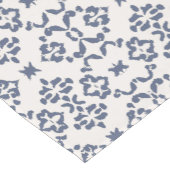 ブルー&ホワイトバリボホ ショートテーブルランナー (コーナー)