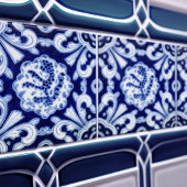 ブルー&ホワイトパラウデマリセルカタランタイルシッチェス タイル