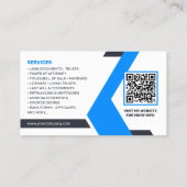 ブルー,ホワイトローン署名エージェント,コンサルタント,弁護士 名刺 (裏面)