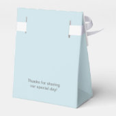 ブルー&ホワイト男の赤ちゃんジャングルエレファントフェイスボックス フェイバーボックス (裏面サイド)