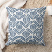 ブルー&ホワイト装飾用クッション クッション (ブランケット)