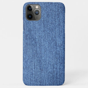 ブルー ホワイト デニム テクスチャ ルック イメージ iPhone 11 PRO MAXケース