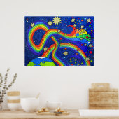 ブルー・ポスターの変容 ポスター (キッチン)