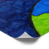 ブルー・ポスターの変容 ポスター (角)