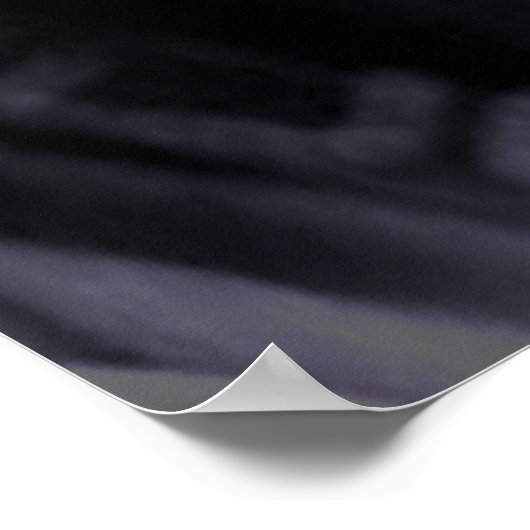 ブルー ポスター (角)