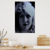 ブルー ポスター (キッチン)