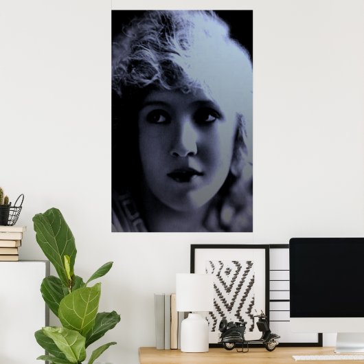 ブルー ポスター (ホームオフィス)