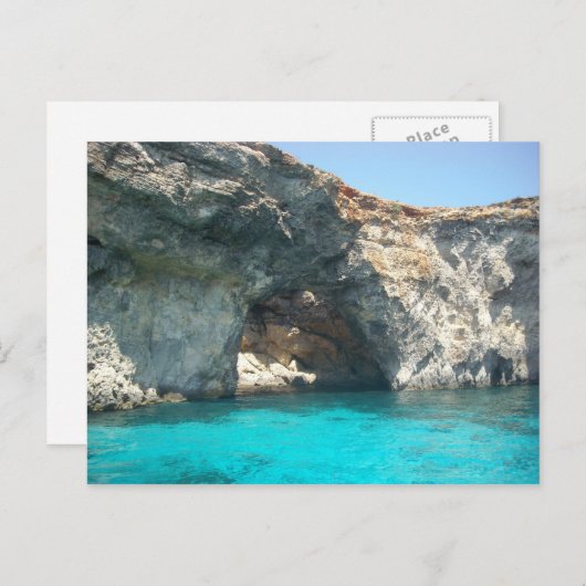 ブルー ポストカード (正面/裏面)